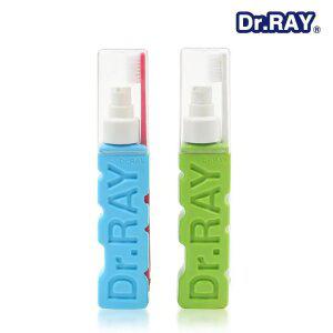 닥터레이 페일블루 퓨어그린 치약칫솔 세트 x 2개 여행용 사무실 칫솔치약 답례품