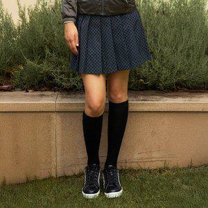 [엘르골프] 여성 중기장 플리츠 스커트 _6I61802