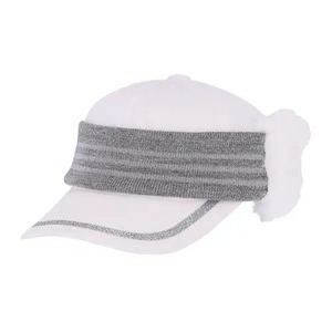 [엘르골프] 여성 귀달이 밴드형 글리터 포인트 캡_6I87408