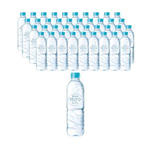 농심 백산수 유/무라벨 랜덤 500ml, 40개