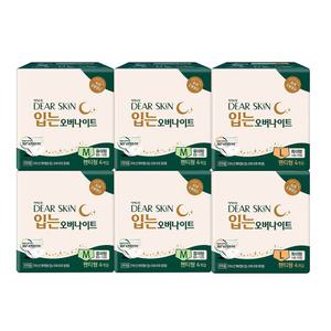 디어스킨 에어엠보 입는 오버나이트, 특대형 4입, 2개 + 중대형 4입, 4개