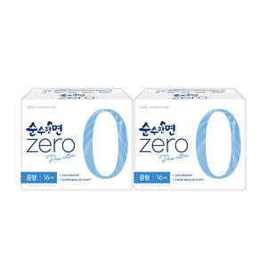 순수한면 제로 날개형, 중형, 16매, 2개