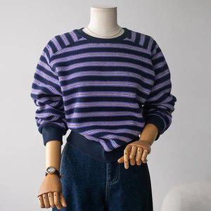 (안나앤모드) spain 기모 단가라 맨투맨[티셔츠EAB89]