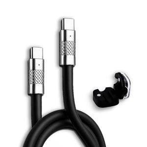 초고속충전케이블 c타입 충전 케이블 ctoc 60W 꼬임 방지 홀더