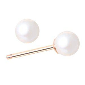 [라울스톤] 14K 골드필드핀 여성 웨딩 패션 4mm 진주 귀걸이