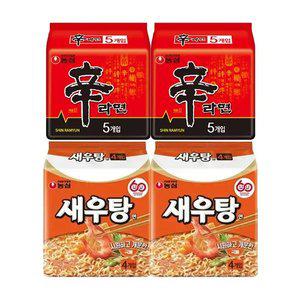 새신새신(신라면10,새우탕8)