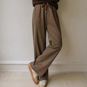 편한스판 헤링본 기모 밴딩슬랙스