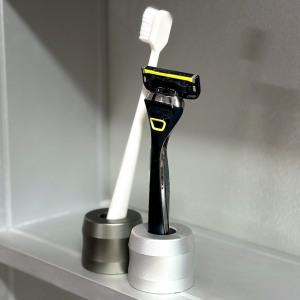 고중량 알루미늄 위생 칫솔꽂이 스텐드