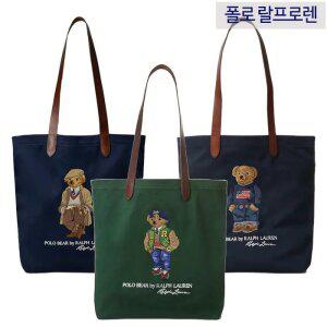 폴로랄프로렌 캔버스 베어토트백
