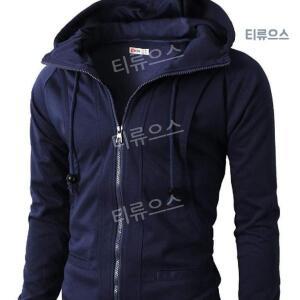 남성 후디 긴팔 맨투맨 후드 집업 티셔츠 오버핏 자켓 지퍼 패치워크 운동복 단색 티류