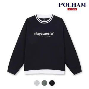 [폴햄키즈] 영스터 공용 요꼬 레이어드 맨투맨 티셔츠_PKE1TR3710