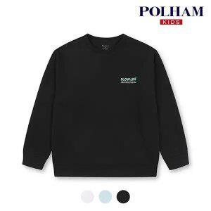 [폴햄키즈] 시그니처 공용 더블니트 코숏 맨투맨 티셔츠_PKE1TR3220