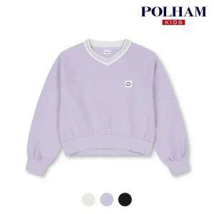 [폴햄키즈] 시그니처 여아 듀오폴드 브이넥 맨투맨_PKE1TR2030