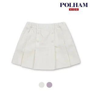 [폴햄키즈] 시그니처 여아 코듀로이 플리츠 스커트 팬츠_PKD4RR2120