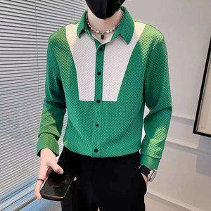 남자 댄스복 셔츠 룸바 가수 무대 라틴 라인 반짝이자켓 행사의상 벤딩슬랙스