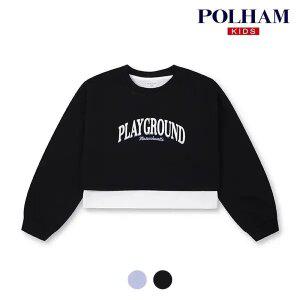 [폴햄키즈] 시그니처 여아 더블니트 나시 분리형 레이어드 맨투맨_PKE1TR2070