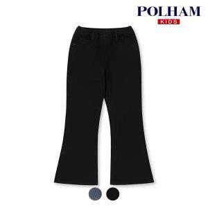 [폴햄키즈] 시그니처 여아 기모 부츠컷 데님 팬츠_PKD4DP2044