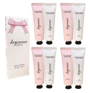 (총8개)올레이디 키니어 모이스처 퍼퓸 핸드크림(50gX2개) X 4세트 + 물티슈 /핸드로션