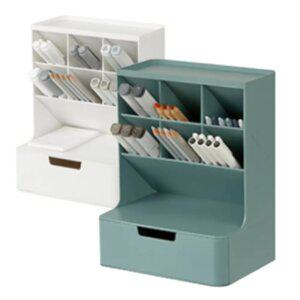 깔끔 데스크 오거나이저 3컬러 연필 펜 꽂이 책상 정리함