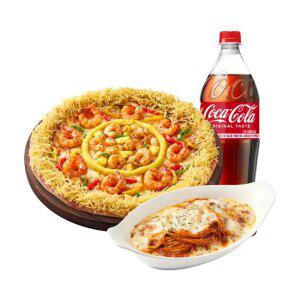 피자헛 더블 쉬림프 크런치 오리지널 + 리치치즈파스타+콜라 1.25L