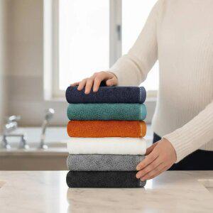 송월타올 항균 코마사40수 뱀부얀타월 무지수건