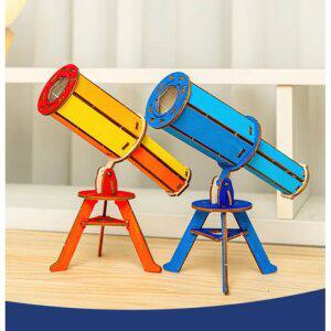 J2K 천체망원경 과학 만들기 조립 키트 DIY 관찰력