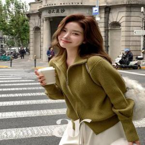 MADE/포켓추가 올데이 투웨이 니트 집업 가디건 데이트룩 나들이룩 데일리룩 니트가디