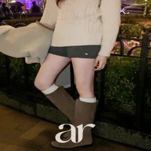 (울니트팬츠) 펜던트 울 니트 숏 팬츠 겨울옷 반바지 ps5505