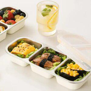 SGAKIC 스텐 과일 도시락통 후르츠팟 나눔반찬통 다이어트 소풍 런치박스