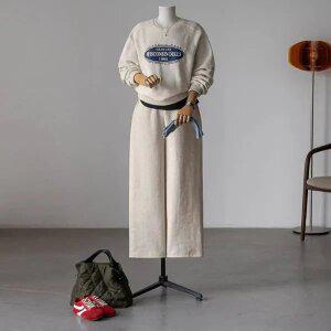 (안나앤플러스) 제뉴 양기모 맨투맨 세트[세트EAF75] 빅사이즈