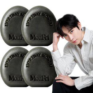 [즉각 모공감소 24%] 먼프리 어성초 모공흡착 클렌징 비누 125g 4개입