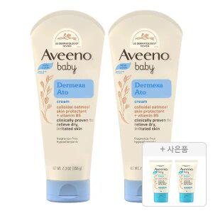 아비노베이비 더멕사 아토 크림 206g, 2개+증정(아비노베이비 데일리 로션 30g, 2개)