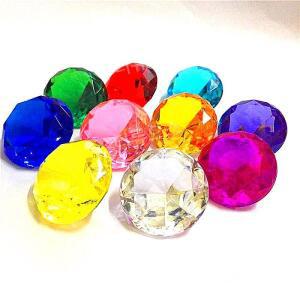 아크릴 다이아몬드 웨딩 인공 플라스틱 크리스탈 날 선물 큰보석보상장난감 티류으스