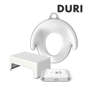 두리 펭귄 비데겸용 유아변기커버+디딤대 상단+비데 물티슈 휴대 1팩