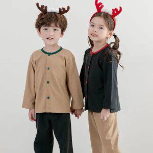 [최대30%혜택] 투톤(카멜) 9부 잠옷