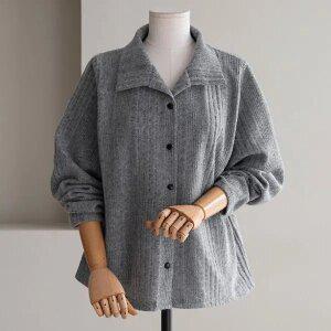 (안나앤플러스) 프렘 카라 가디건[가디건EAD41] 빅사이즈