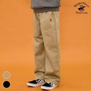 [폴로클럽] 와이드코튼기모팬츠