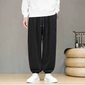 남자 개량한복 바지 코듀로이 기모 절복 팬츠 남여공용 하의 생활 퓨전