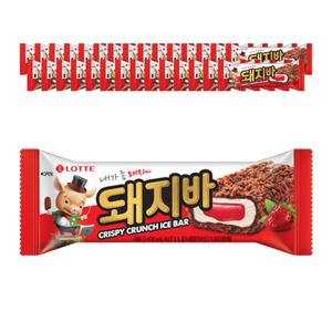 [슈팅냉동] 롯데웰푸드 돼지바오리지널 70ml, 30개