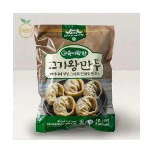 [전주한옥만두] 속이 꽉 찬 고기왕만두/김치왕만두(냉동) 1.05kg