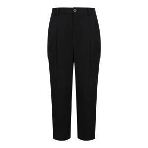 [지이크] 투턱 카고 팬츠 블랙 (PHFAX4232)