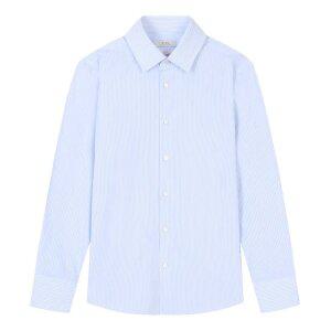 [지이크] 스트라이프 코튼 와이셔츠 블루 (PHBAH5006)