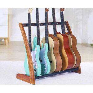 3/5단 우드 기타 스탠드 디스플레이랙 거치대 받침대