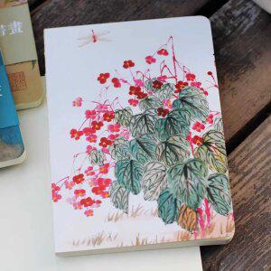 플라워 아트북 중국 고전 스타일 고전 학생 다이어리