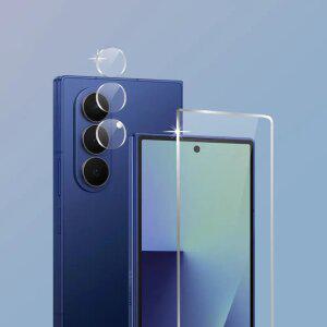 갤럭시 Z폴드7 5 카메라렌즈 + 강화유리 외부액정 보호 필름 세트 1P 1매입