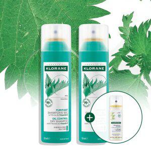 네틀 노세범 드라이 샴푸 150ml 2개 (+오트 드샴 50ml)