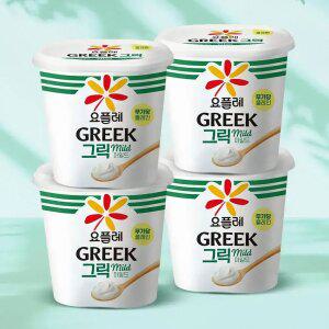 빙그레 요플레 그릭 마일드 무가당 플레인 900g 4개
