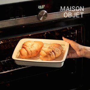 로렌스 런던 세라믹 트레이 밧드+스텐망 세트 M