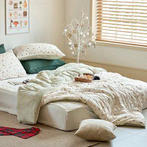 [모던하우스] ON 젤라또극세사 퀸 차렵이불 xmas베리+민트