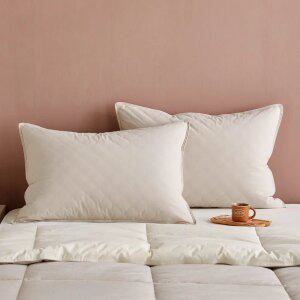 [모던하우스] 퓨어코튼 구스필 베개커버 50x70 베이지